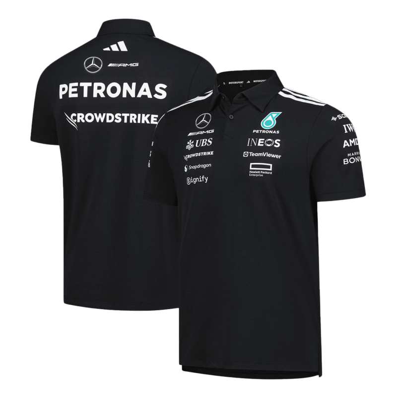 Mercedes AMG Petronas F1 2025 Team Polo Black