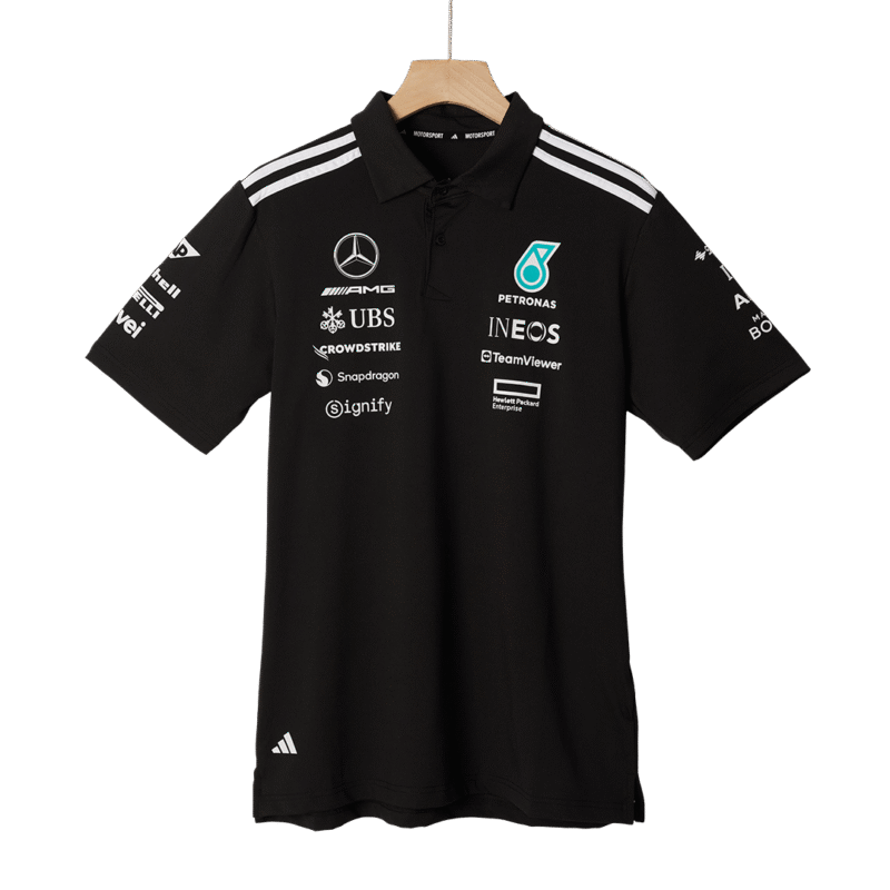 Mercedes AMG Petronas F1 2025 Team Polo Black