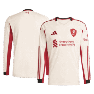 Liverpool Away Long Sleeve Soccer Jersey 2025/26
