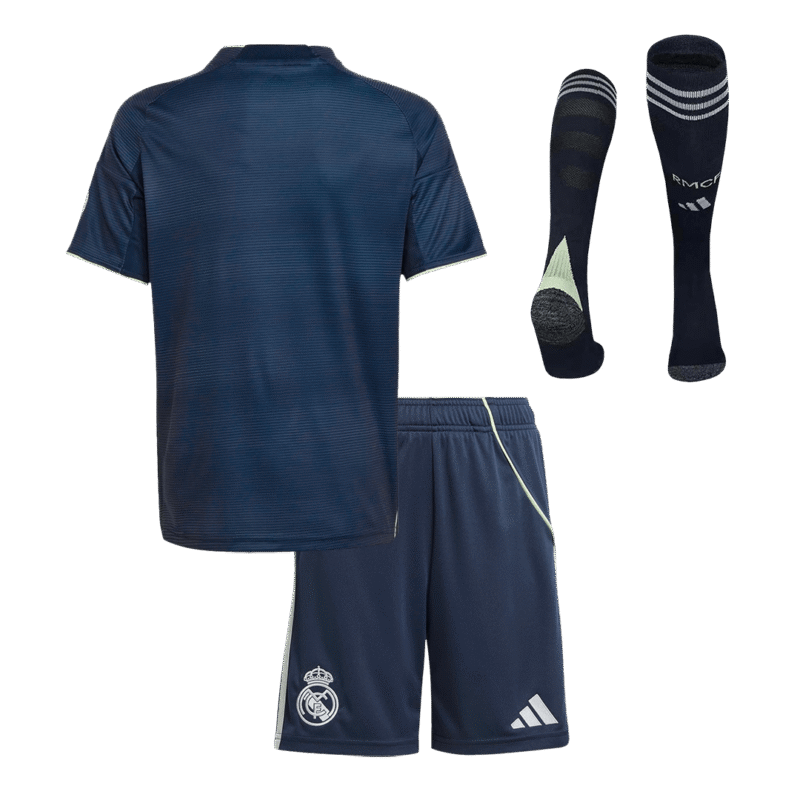 Real Madrid Away Kids Soccer Jerseys Full Kit 2025/26