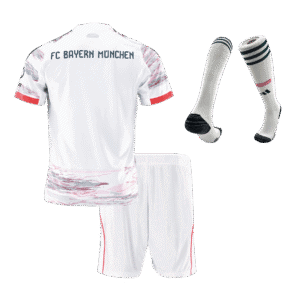 Bayern Munich Away Kids Soccer Jerseys Full Kit 2025/26