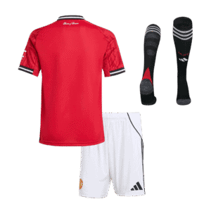 Manchester United Home Kids Soccer Jerseys Full Kit 2025/26