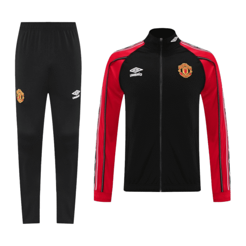 Manchester United Jacket Tracksuit 2025/26 Red&Black