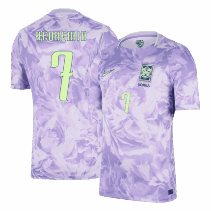 HEUNGMIN #7 South Korea Away Soccer Jersey World Cup 2026