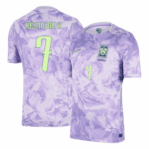 HEUNGMIN #7 South Korea Away Soccer Jersey World Cup 2026