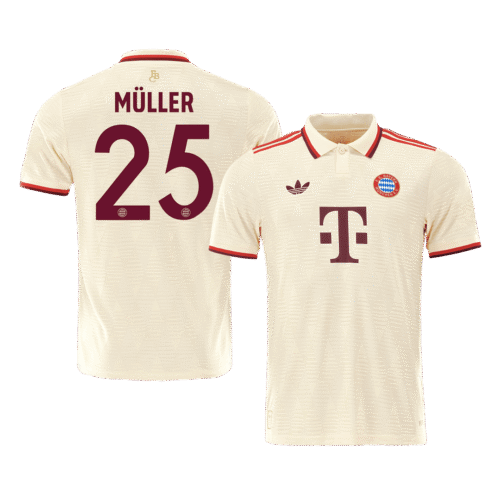 MÜLLER #25 Bayern Munich Third Away Authentic Soccer Jersey 2024/25 - UCL