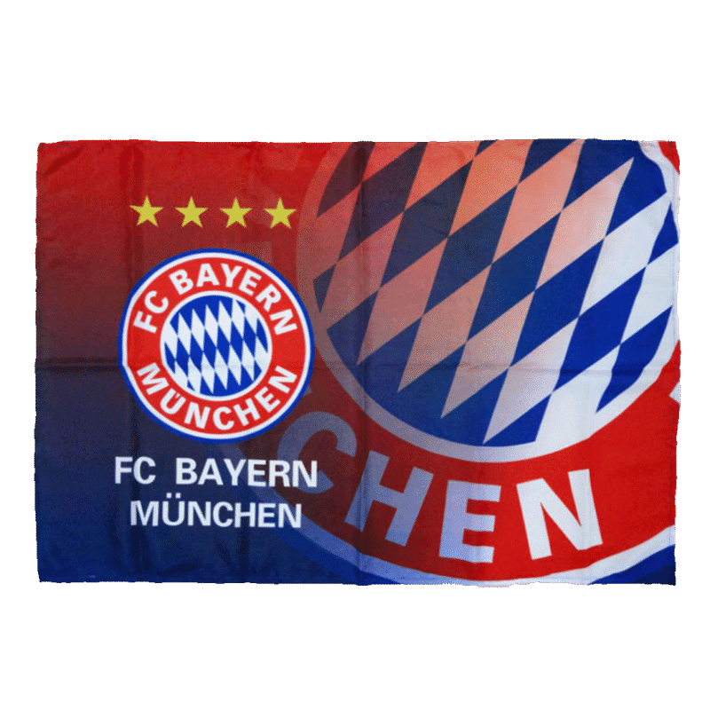 Bundesliga Bayern Flag Red