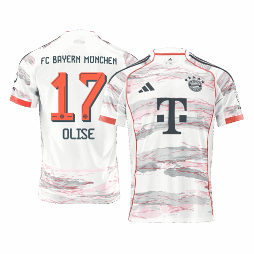 OLISE #17 Bayern Munich Away Soccer Jersey 2025/26