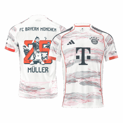 MÜLLER Special #25 Bayern Munich Away Special Soccer Jersey 2025/26