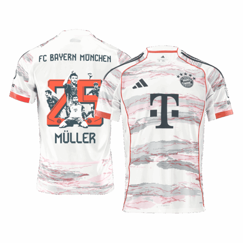 MÜLLER Special #25 Bayern Munich Away Special Soccer Jersey 2025/26