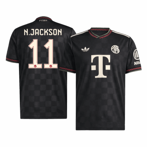 N.JACKSON #11 Bayern Munich Third Away Soccer Jersey 2025/26