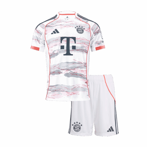Kids Bayern Munich Away Soccer Jersey 2025/26 - Discount