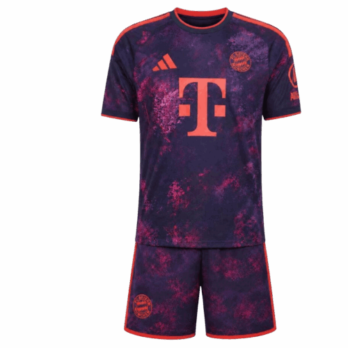 Bayern Munich Third Away Kids Soccer Jerseys Kit 2026/27
