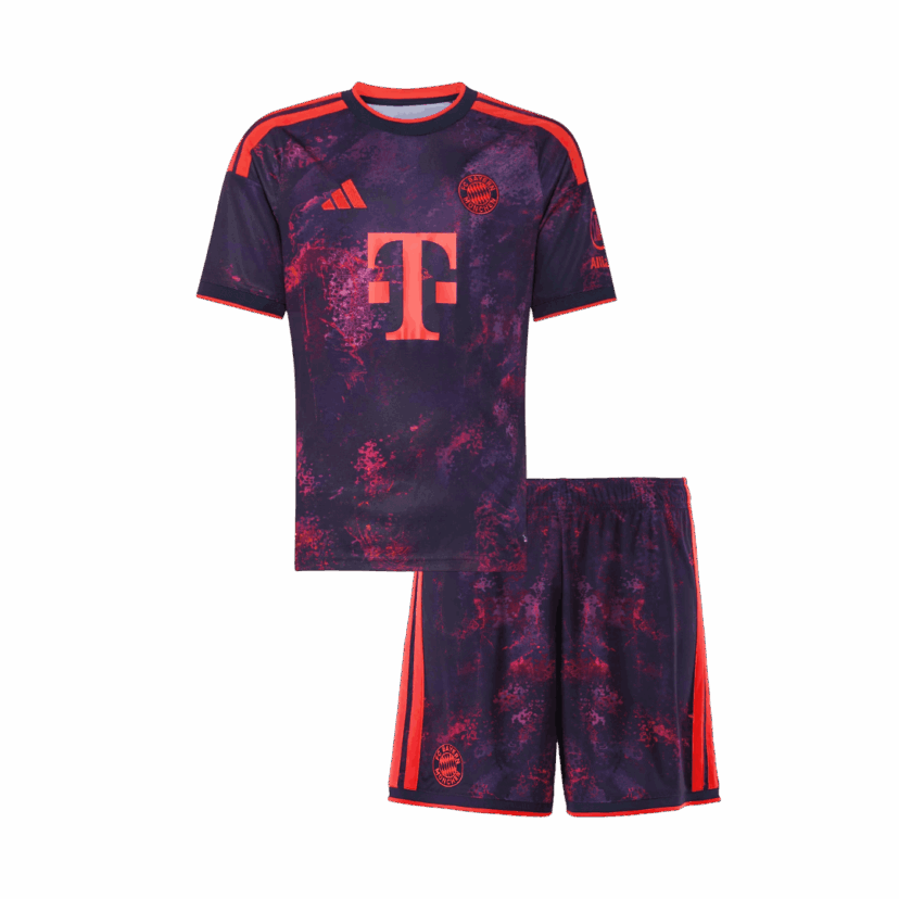 Bayern Munich Third Away Kids Soccer Jerseys Kit 2026/27