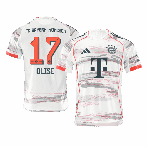 OLISE #17 Bayern Munich Away Player Version Jersey 2025/26