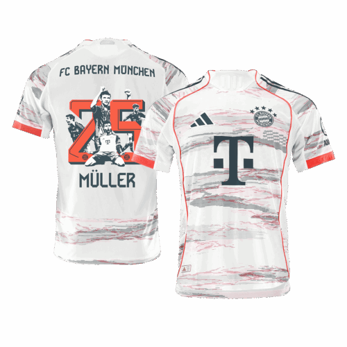 MÜLLER Special #25 Bayern Munich Away Special Player Version Jersey 2025/26
