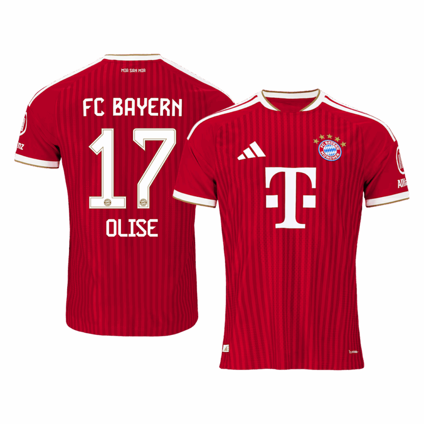 OLISE #17 Bayern Munich Home Player Version Jersey 2026/27