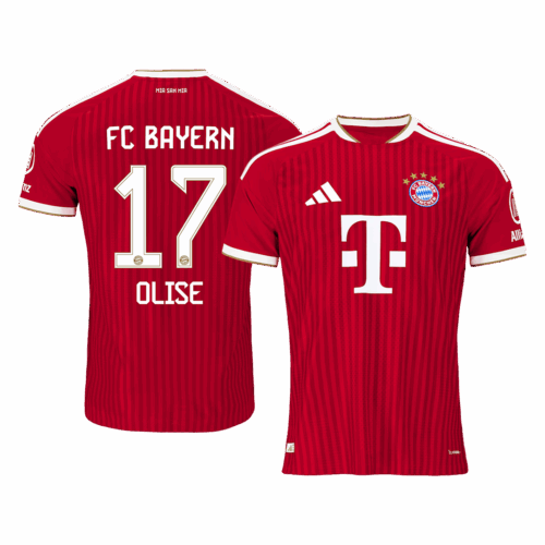 OLISE #17 Bayern Munich Home Player Version Jersey 2026/27
