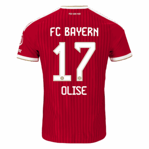 OLISE #17 Bayern Munich Home Player Version Jersey 2026/27