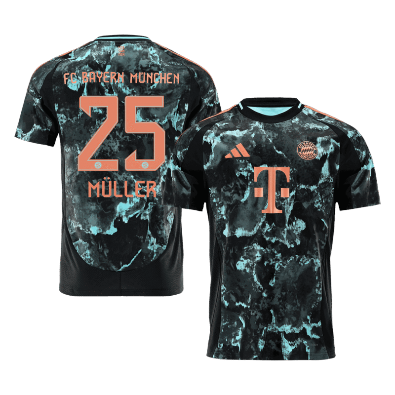 MÜLLER #25 Bayern Munich Away Soccer Jersey 2024/25