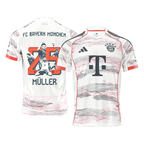 MÜLLER Special #25 Bayern Munich Away Special Soccer Jersey 2025/26