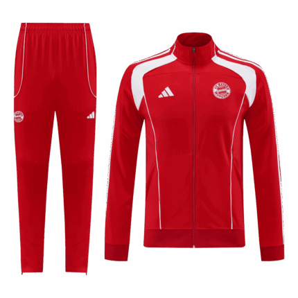 Bayern Munich Jacket Tracksuit 2025/26 Red