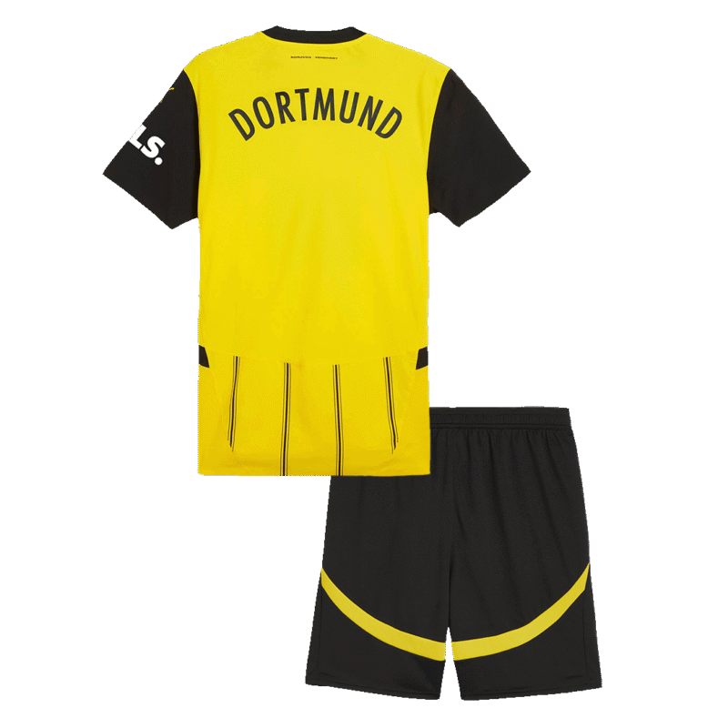 Borussia Dortmund Home Kids Soccer Jerseys Kit 2024/25