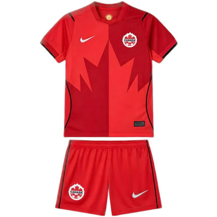 Canada Home Kids Soccer Jerseys Kit World Cup 2026