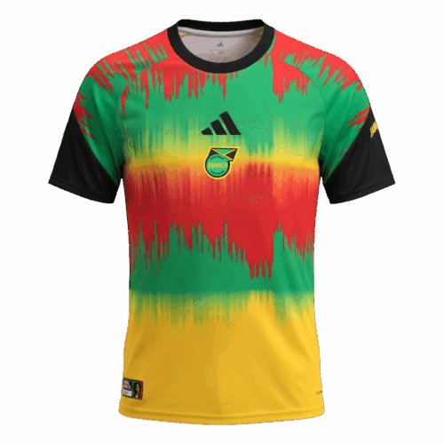 Jamaica Pre-Match Soccer Jersey World Cup 2026 Colorful