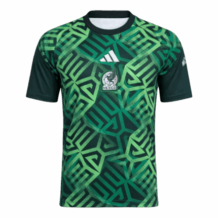 Mexico Pre-Match Soccer Jersey World Cup 2026 Green