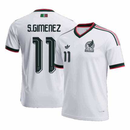 S.GIMENEZ #11 Mexico Away Soccer Jersey World Cup 2026
