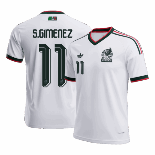 S.GIMENEZ #11 Mexico Away Soccer Jersey World Cup 2026