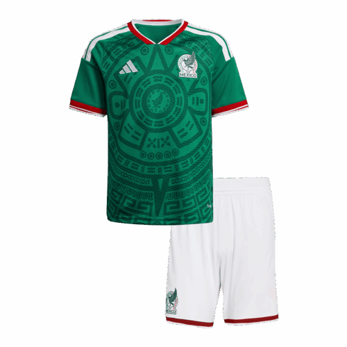 Mexico Home Kids Soccer Jerseys Kit World Cup 2026