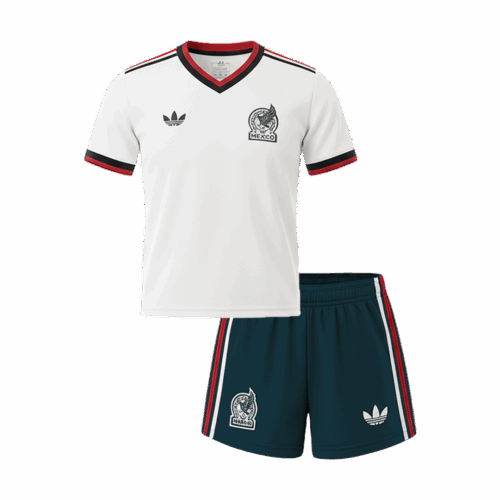 Mexico Away World Cup Kids Soccer Jerseys Kit 2026