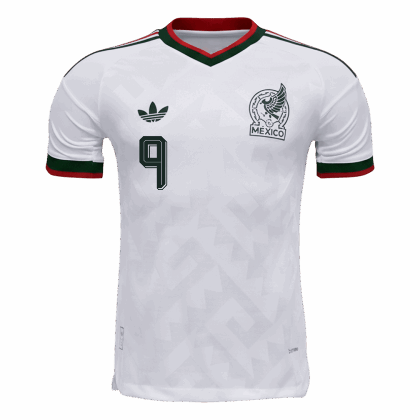 698125_3 RAÚL #9 Mexico Away Player Version Jersey World Cup 2026