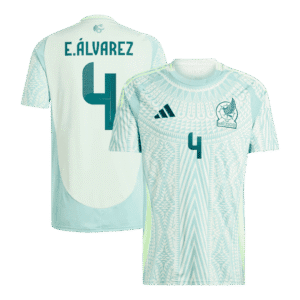 E.ÁLVAREZ #4 Mexico Away Soccer Jersey Copa America 2024