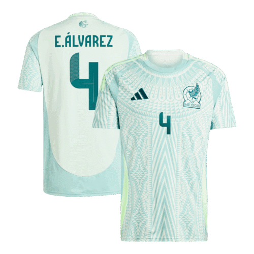 E.ÁLVAREZ #4 Mexico Away Soccer Jersey Copa America 2024