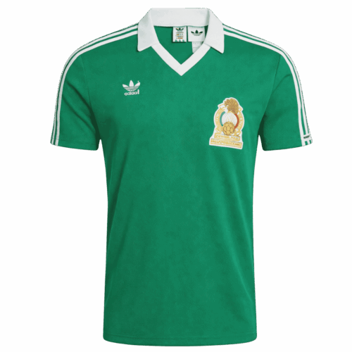 Retro Soccer Jersey Mexico Home World Cup 1986