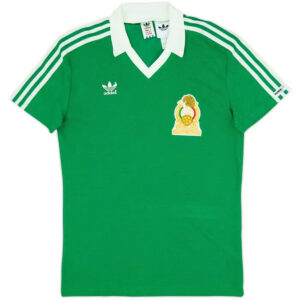 Retro Soccer Jersey Mexico Home World Cup 1986