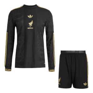 Mexico Third Away Long Sleeve Authentic Jerseys Kit 2025 - Gold Cup