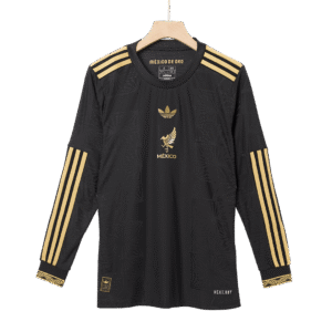 Mexico Third Away Long Sleeve Authentic Jerseys Kit 2025 - Gold Cup