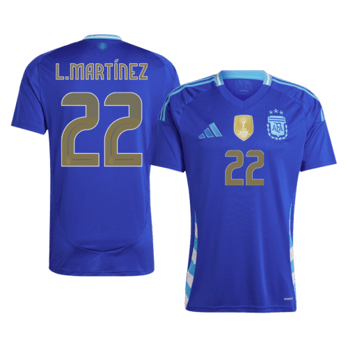 L.MARTÍNEZ #22 Argentina Away Soccer Jersey 2024