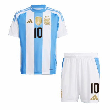 MESSI #10 Argentina Home Kids Soccer Jerseys Kit