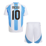 MESSI #10 Argentina Home Kids Soccer Jerseys Kit - Image 2