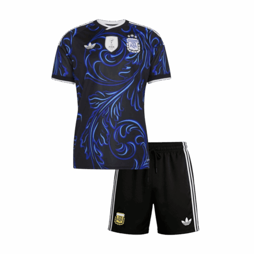 Argentina Away Kids Soccer Jerseys Kit World Cup 2026