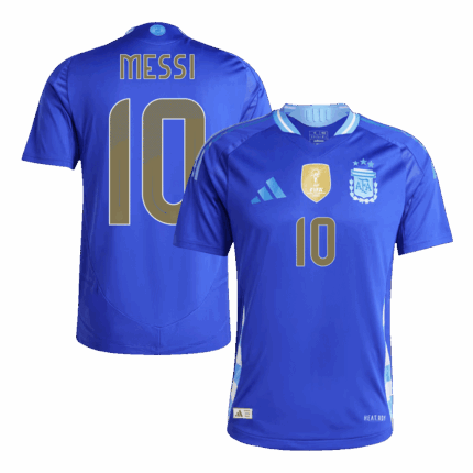 MESSI #10 Argentina Away Authentic Soccer Jersey