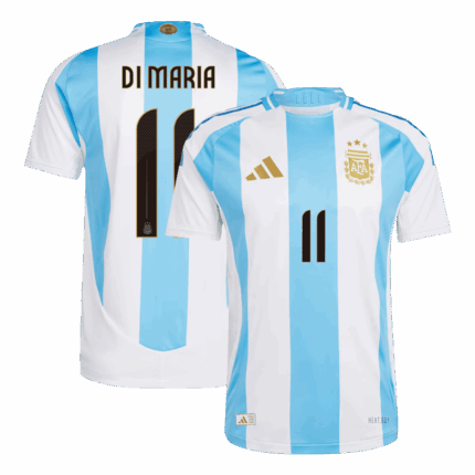 DI MARIA #11 Argentina Home Authentic Soccer Jersey