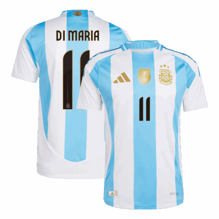 DI MARIA #11 Argentina Home Authentic Soccer Jersey