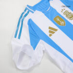 L.MARTÍNEZ #22 Argentina Home Authentic Soccer Jersey - Image 5