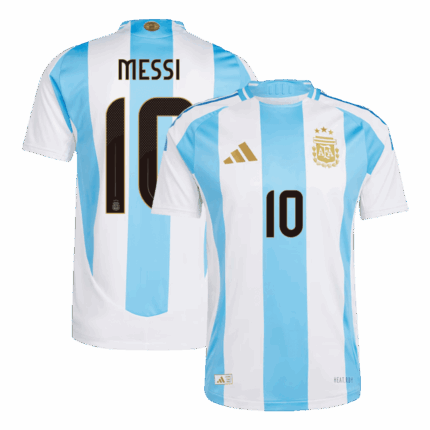 MESSI #10 Argentina Home Authentic Soccer Jersey